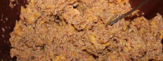 мясное суфле с персиками. Шаг 5