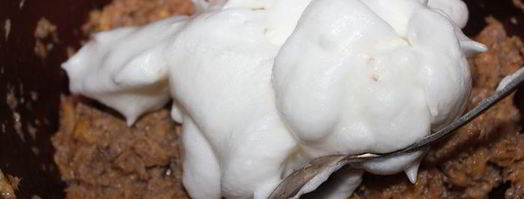 мясное суфле с персиками. Шаг 7