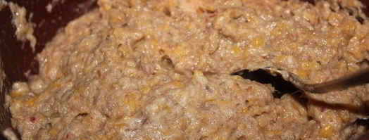 мясное суфле с персиками. Шаг 8