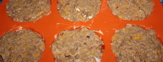 мясное суфле с персиками. Шаг 9