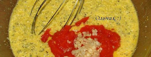 нежное овощное суфле с курицей и сыром. Шаг 5