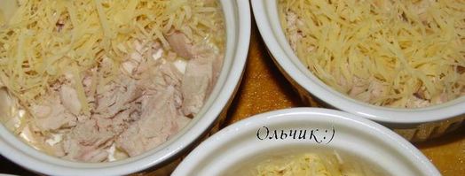 нежное овощное суфле с курицей и сыром. Шаг 8