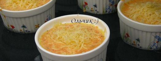 нежное овощное суфле с курицей и сыром. Шаг 10