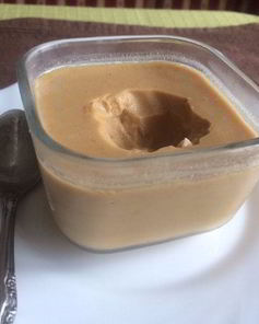 Низкокалорийное молочно-карамельное суфле