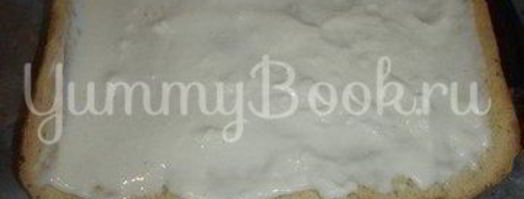 рулет с нежным — суфле кремом. Шаг 3