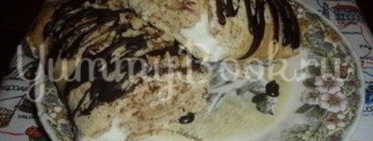 рулет с нежным — суфле кремом. Шаг 4