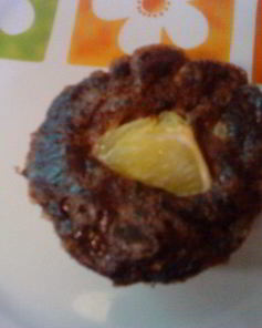 Шоколадное суфле с апельсинами