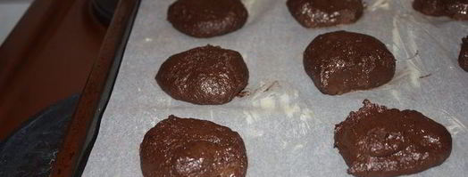 шоколадные печенья вупи-куки с облепиховым суфле. Шаг 7