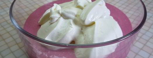 сливочно-вишневое суфле с творогом и шоколадом. Шаг 5