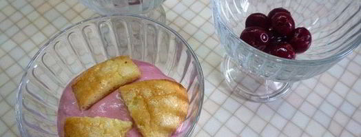 сливочно-вишневое суфле с творогом и шоколадом. Шаг 6