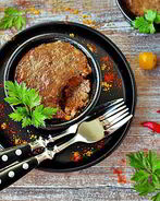 Суфле из куриной печени с болгарским перцем