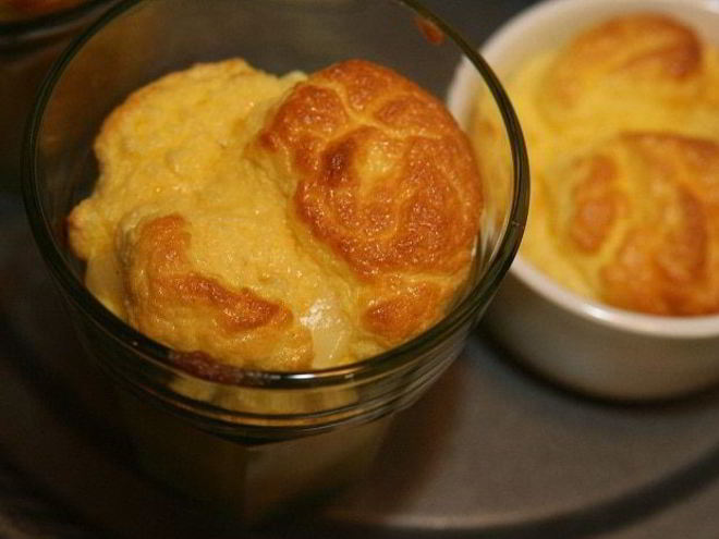 Рецепт суфле из сыра пеше миньон с мускатным орехом