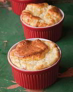 Суфле из сыра с ветчиной