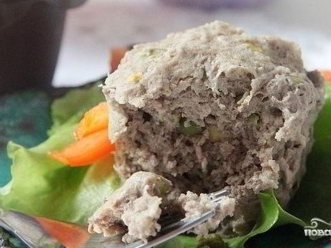 Рецепт суфле из телятины для ребенка