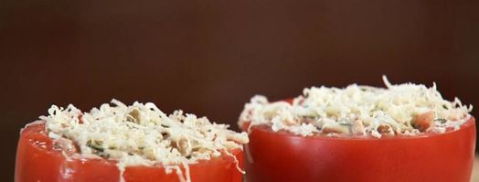 суфле из трески с медово-горчичным соусом и запеченными помидорами. Шаг 6