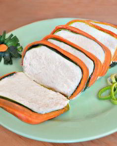 Суфле из цветной капусты с морковью и луком-пореем