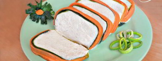 суфле из цветной капусты с морковью и луком-пореем. Шаг 11