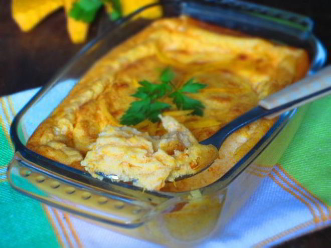 Рецепт суфле из тыквы с пармезаном