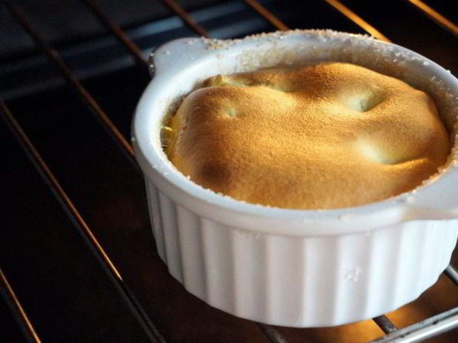 Рецепт суфле с белым шоколадом