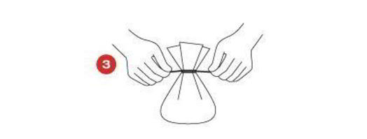 сырное суфле с ветчиной в бумажном воротнике. Шаг 3