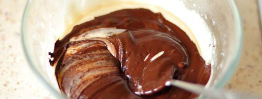 торт-суфле с клубникой и бананами. Шаг 2