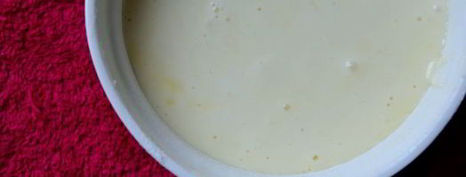 творожно-лимонное суфле под растопленным шоколадом. Шаг 4