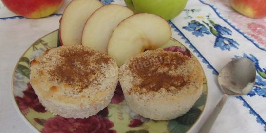 Творожно-яблочное суфле