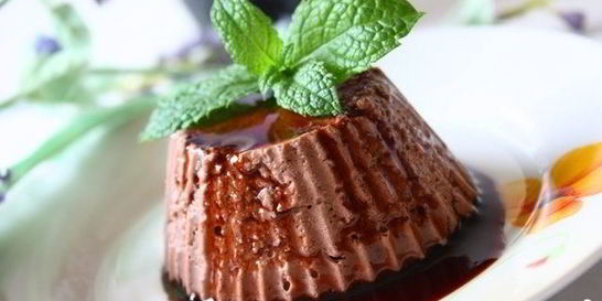 Творожное суфле с какао