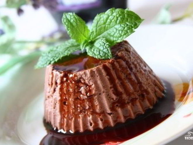 Рецепт творожного суфле с какао