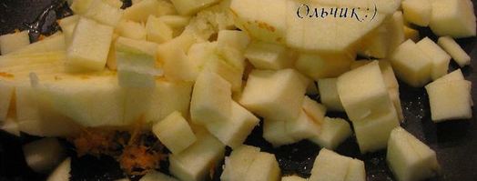 творожное суфле с карамелизированными яблоками. Шаг 2