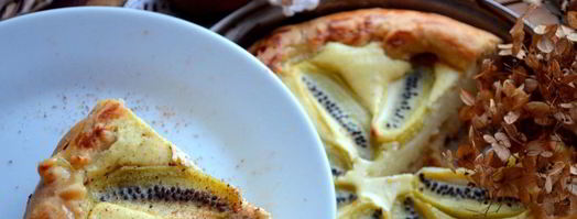 творожное суфле с киви в тесте. Шаг 5