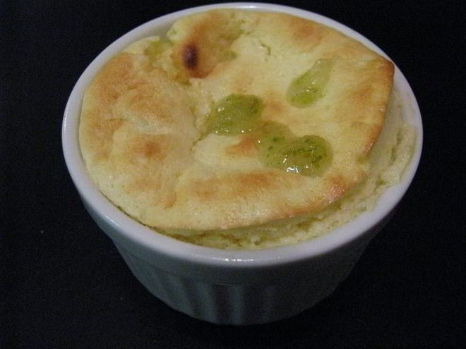 Рецепт творожного суфле с лаймом