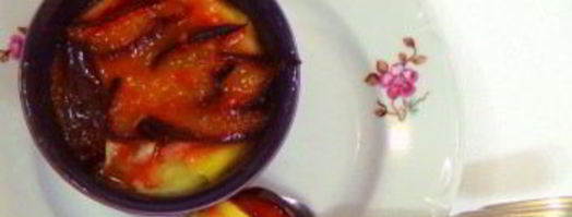 творожное суфле со сливами. Шаг 4