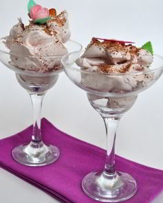 Вишневый крем-суфле