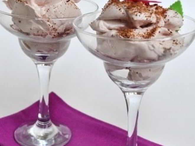 Рецепт вишневого крема-суфле