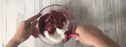 запеченное суфле из жимолости. Шаг 6