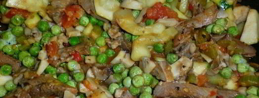 жюльен-суфле с языком и кабачком. Шаг 3