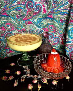 Турецкий Сютлач с клубничным сорбетом