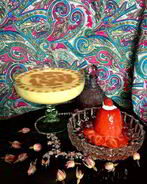 Турецкий Сютлач с клубничным сорбетом