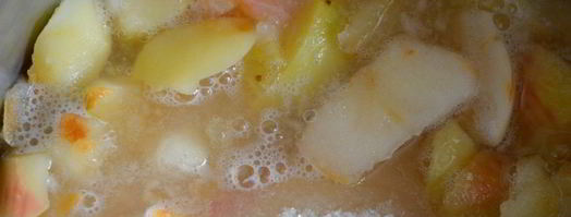 тушеные яблоки для десертов. Шаг 3