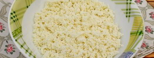 творог с чесноком и зеленью. Шаг 4