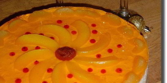 Творожно-фруктовый торт-десерт