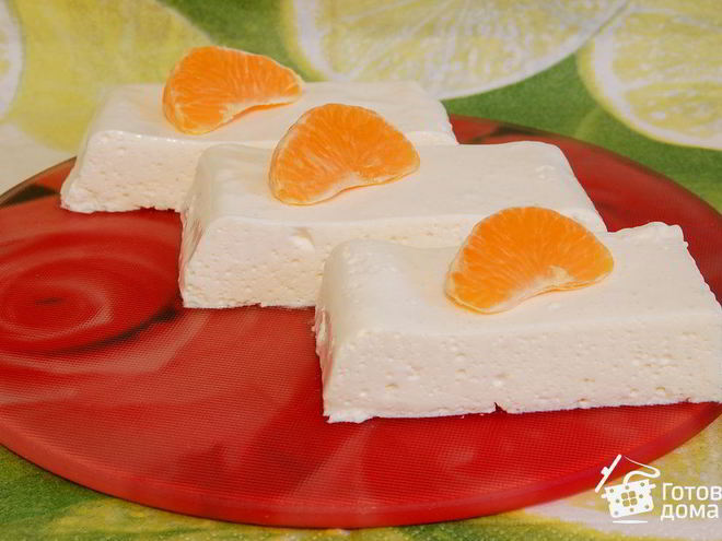 Рецепт творожно-сметанного десерт