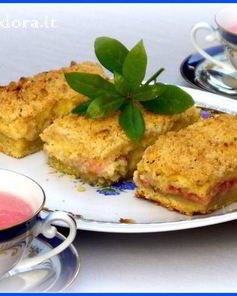 Творожно-ягодный крамбль