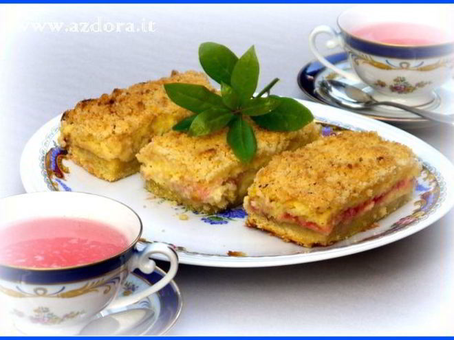 Рецепт творожно-ягодного крамбль