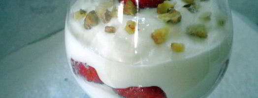 творожной десерт с клубникой. Шаг 4