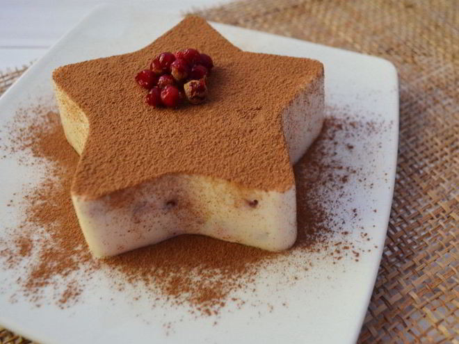 Рецепт творожного десерта с брусникой