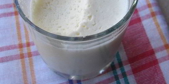 Творожный пористый десерт