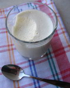 Творожный пористый десерт