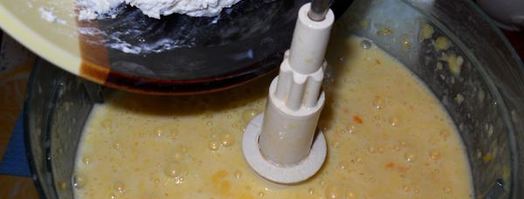 творожный пудинг с апельсином и ягодами. Шаг 7